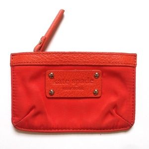 Kate Spade • orange coin purse